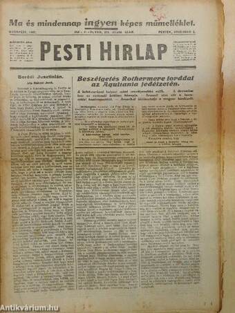 Pesti Hirlap 1927. december 2.