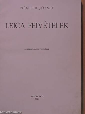 Leica felvételek