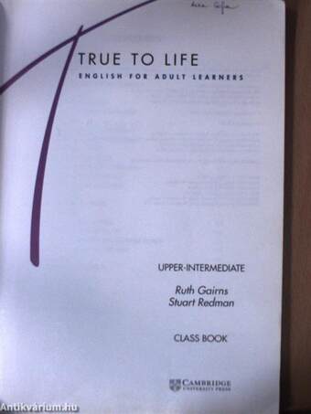 True to Life - Upper-Intermediate - Class Book