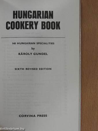 Hungarian Cookery Book