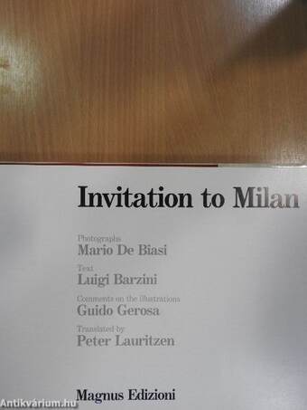 Invitation to Milan