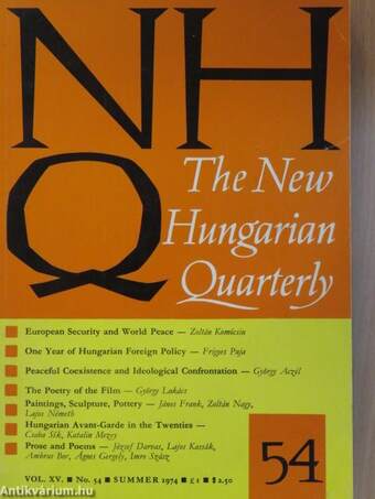The New Hungarian Quarterly Summer 1974.