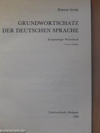 Grundwortschatz der deutschen Sprache