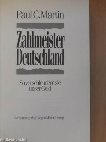 Zahlmeister Deutschland