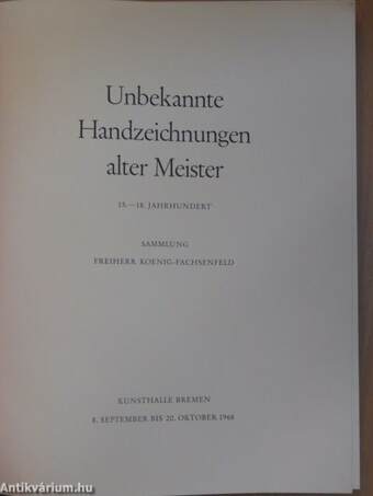 Unbekannte Handzeichnungen alter Meister