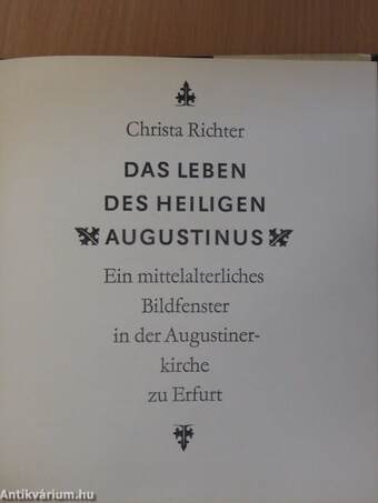 Das Leben des Heiligen Augustinus