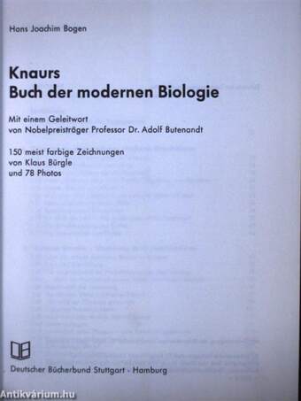 Knaurs Buch der modernen Biologie