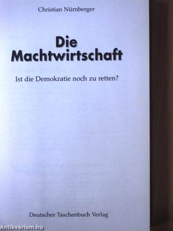 Die Machtwirtschaft