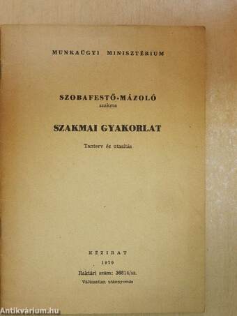 Szobafestő-mázoló szakma szakmai gyakorlat