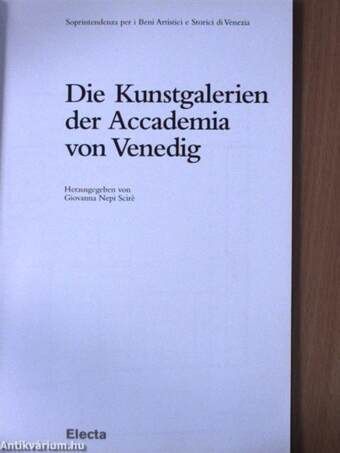 Die Kunstgalerien der Accademia von Venedig