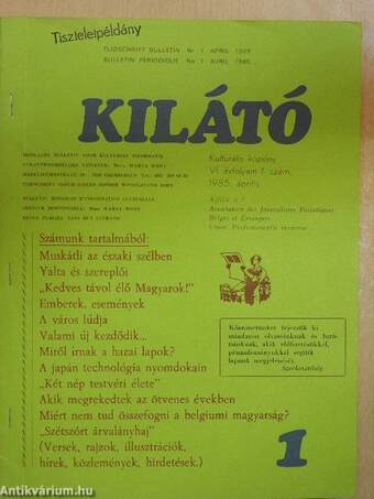 Kilátó 1985. április