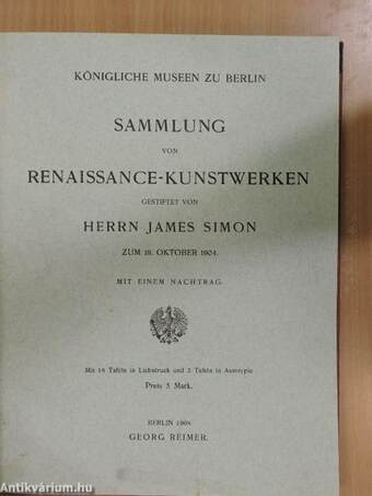 Sammlung von Renaissance-Kunstwerken