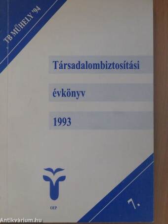 Társadalombiztosítási évkönyv 1993