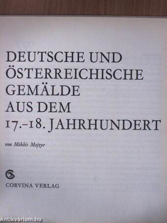 Deutsche und österreichische Gemälde aus dem 17.-18. Jahrhundert