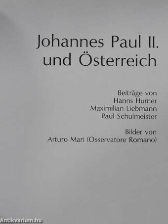 Johannes Paul II. und Österreich