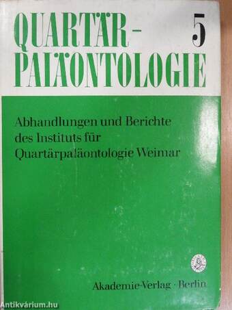 Quartärpaläontologie 5/1984.