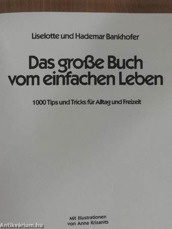 Das große Buch vom einfachen Leben