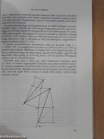 Matematikai versenytételek III. rész