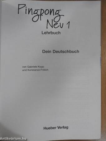 Pingpong Neu 1. - Lehrbuch