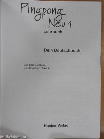 Pingpong Neu 1. - Lehrbuch