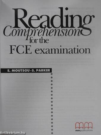 Reading Comprehension for the FCE examination - Teacher's Book