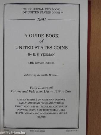 A Guide Book of United States Coins