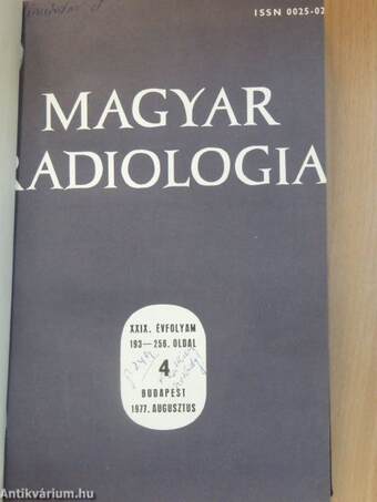 Magyar radiologia 1977. augusztus/Orvosképzés 1977. szeptember/XXIV. Nemzetközi Orvostörténelmi Kongresszus, Budapest 1974. augusztus/Keletkutatás 1975/Az arab medicina assimilátiója a későközépkori latin orvosi irodalomban