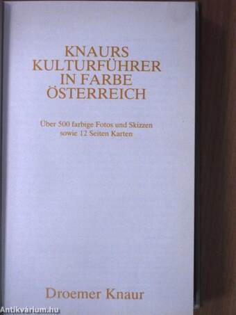 Knaurs Kulturführer in Farbe Österreich