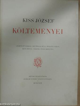 Kiss József költeményei