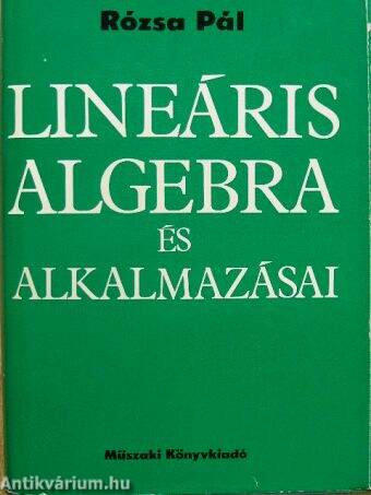 Lineáris algebra és alkalmazásai