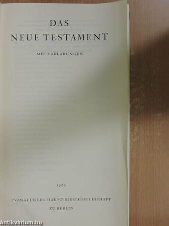 Das neue Testament