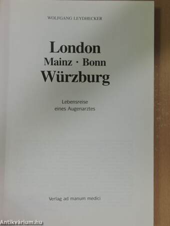 London, Mainz, Bonn, Würzburg