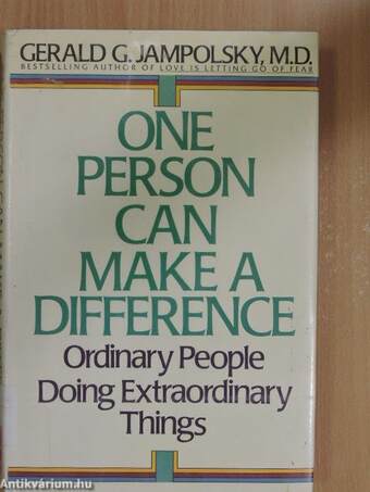 One person can make a difference