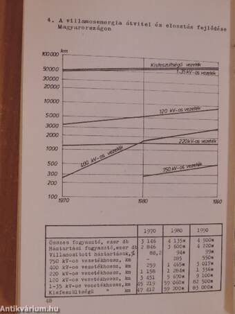 Villamosenergiaipari statisztikai zsebkönyv 1974