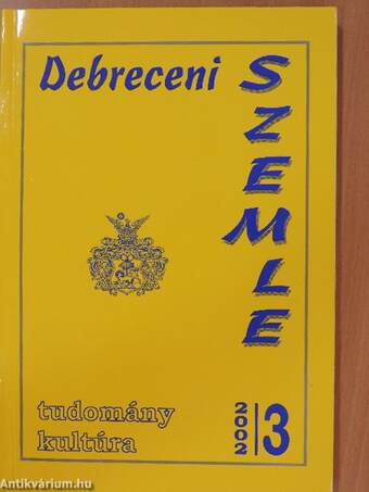 Debreceni Szemle 2002. szeptember