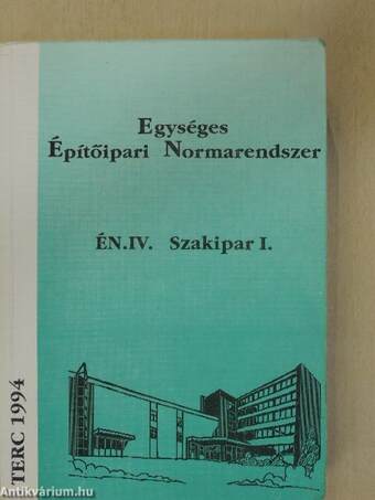 Egységes Építőipari Normarendszer I-II.