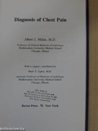 Diagnosis of Chest Pain