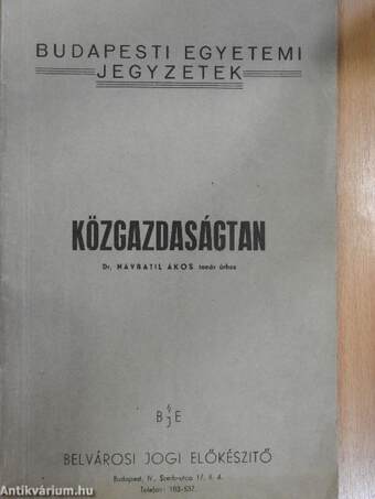 Közgazdaságtan