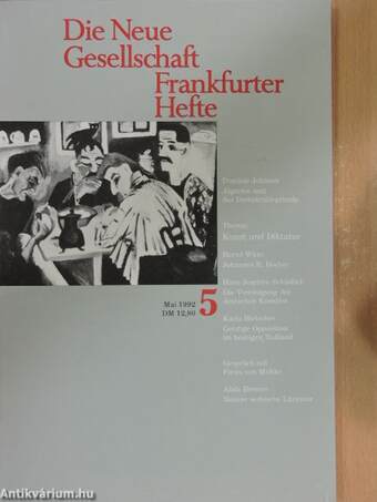 Die Neue Gesellschaft/Frankfurter Hefte 5/1992.