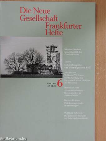 Die Neue Gesellschaft/Frankfurter Hefte 6/1993