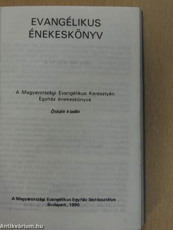 Evangélikus énekeskönyv