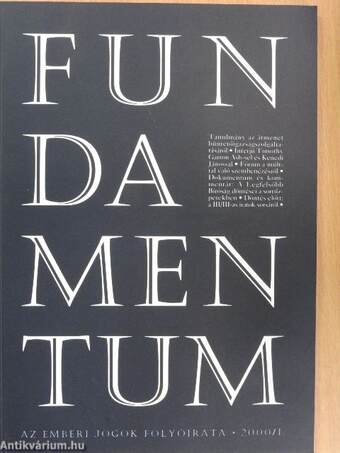 Fundamentum 2000/1-4.