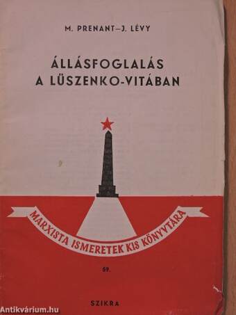 Állásfoglalás a Lüszenko-vitában