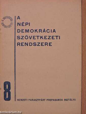 A népi demokrácia szövetkezeti rendszere