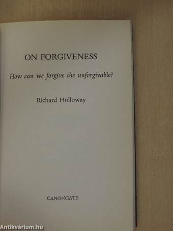 On forgiveness