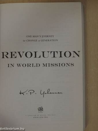 Revolution in World Missions