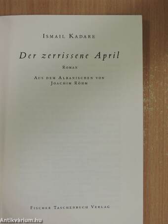 Der zerrissene April