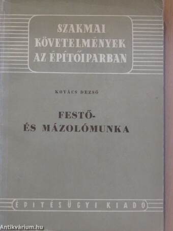 Festő- és mázolómunka