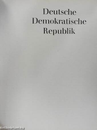 DDR - Deutsche Demokratische Republik