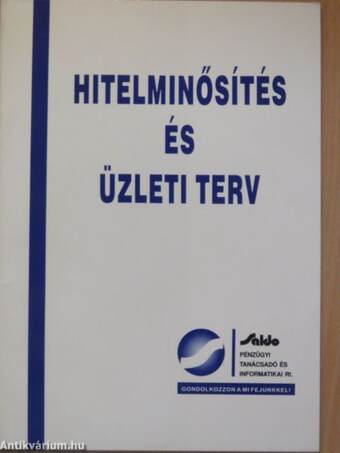 Hitelminősítés és üzleti terv